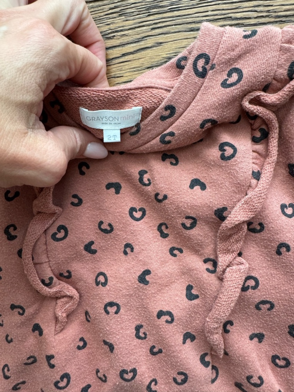 Greyson - Toddler - Pink Ruffle Leopard-Print Set - Picture 2 of 3